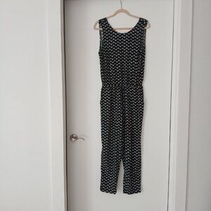 OLD NAVY Printed V-Back Romper